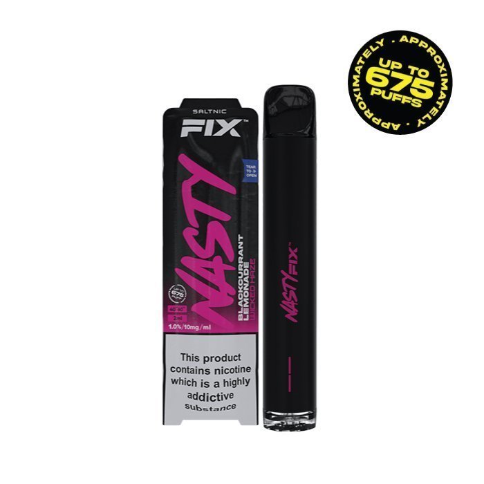 Nasty Fix 2.0 Disposable – Wicked Haze 675 puffs (Blackcurrant & Lemonade)