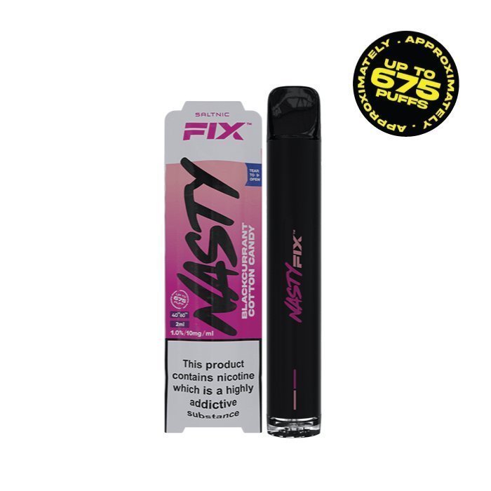 Nasty Fix 2.0 Disposable – Blackcurrant Cotton Candy 675 puffs
