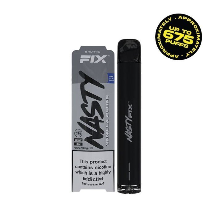 Nasty Fix 2.0 Disposable – Vanilla Tobacco 675 puffs
