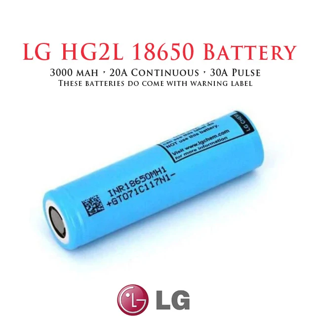 LG – HG2L 18650 3000mAh 20A